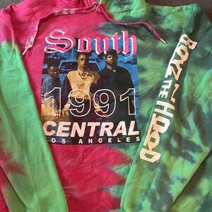 Boyz N The Hood South Central LA 1991 Tye Dye Hoodie